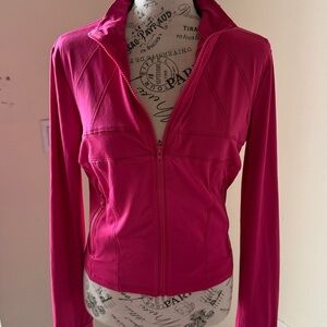 Vibrant Pink Athletic Jacket and shorts Set size L.